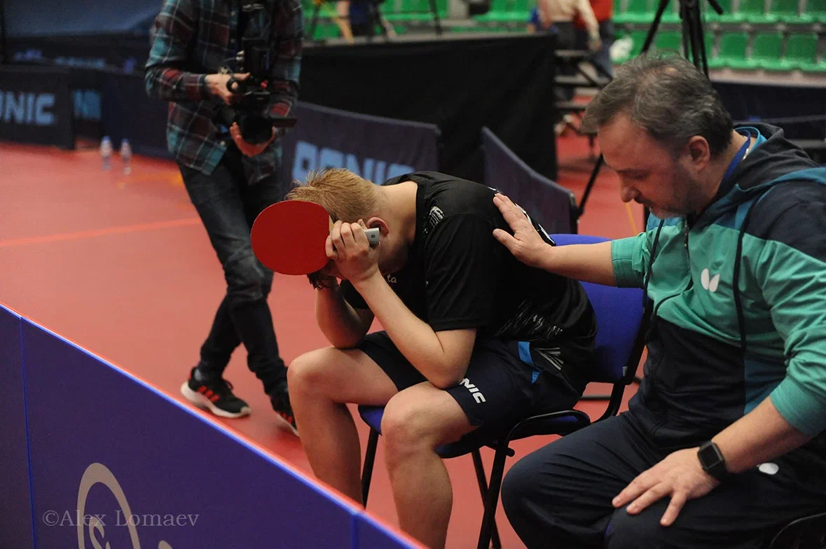 Максим через минуту после победы в финальном матче Максим через минуту после победы в финальном матче