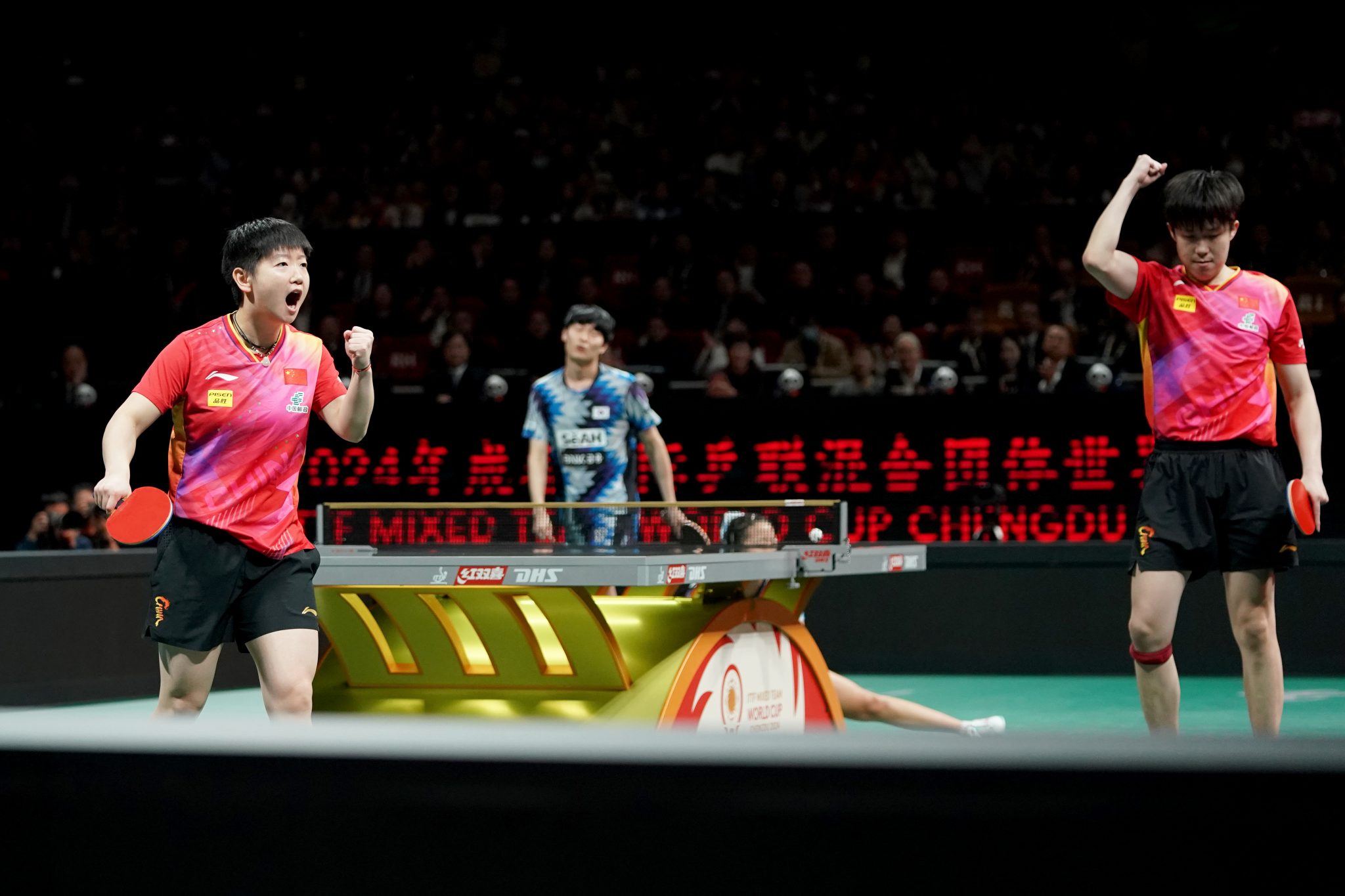 Первые ракетки мира Wang Chuqin и Sun Yingsha 